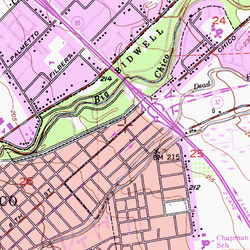 Topographic Map of First Responder Emergency Medical Services Station 33, CA