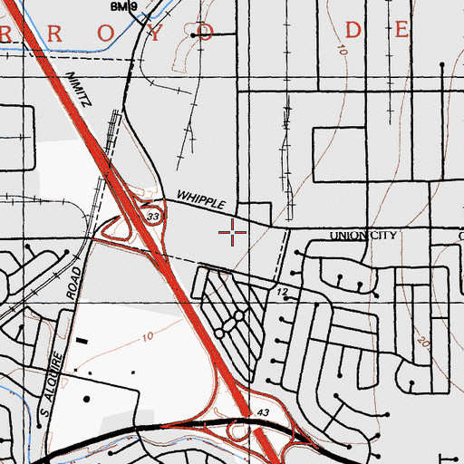 Topographic Map of Westmed Ambulance, CA