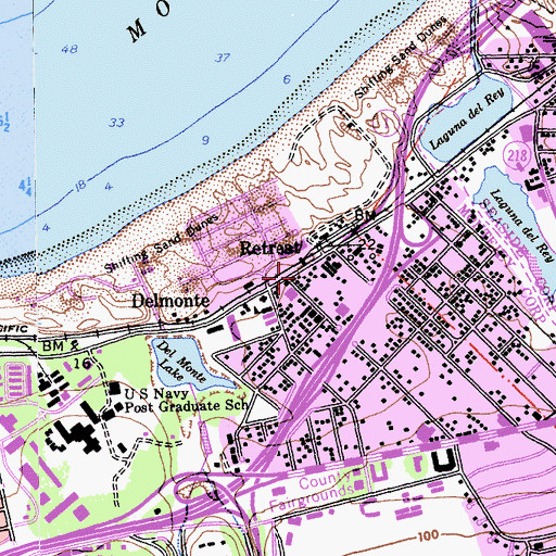 Topographic Map of Westmed Ambulance Unit 21, CA