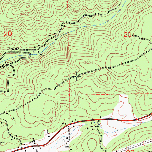 Topographic Map of American Legion Ambulance Station 3, CA