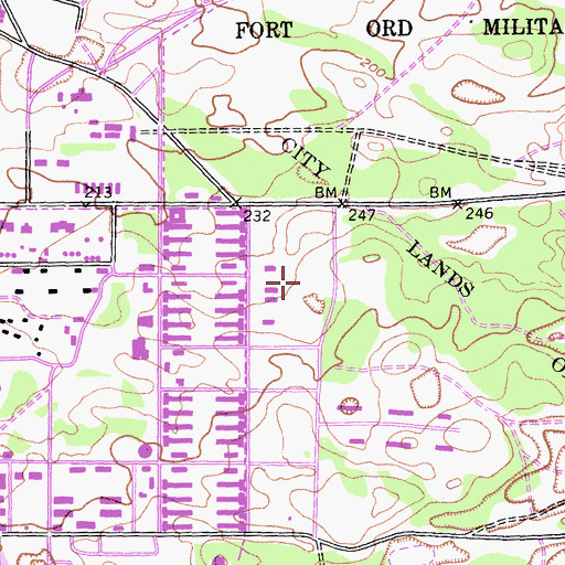 Topographic Map of American Medical Response, CA