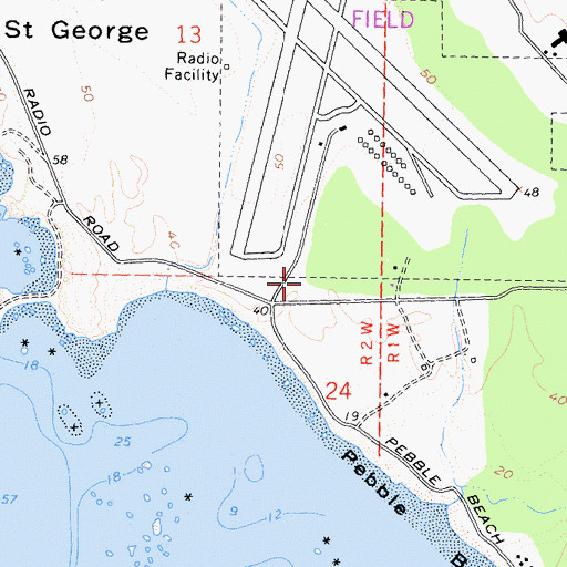 Topographic Map of Westlog Aviation Life Flight, CA