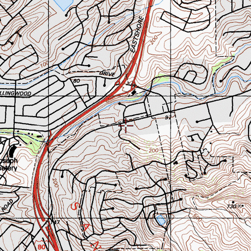 Topographic Map of Falcon Critical Care Transport, CA