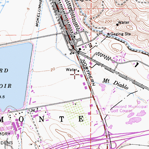 Topographic Map of American Medical Response, CA