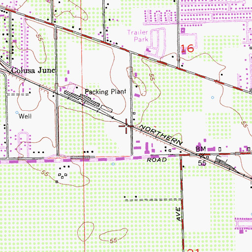Topographic Map of Bi - County Ambulance, CA