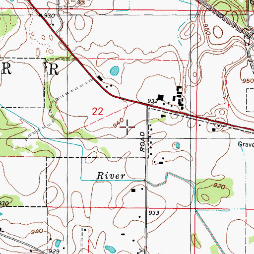 Topographic Map of Centegra Memorial Medical Center, IL