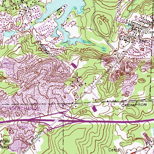 Topographic Map of Rhode Island Level 1 Disaster Medical Assistance Team, RI