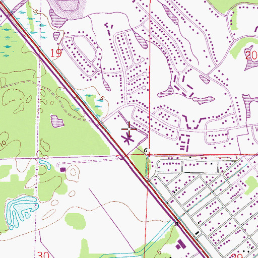 Topographic Map of The Willough at Naples, FL