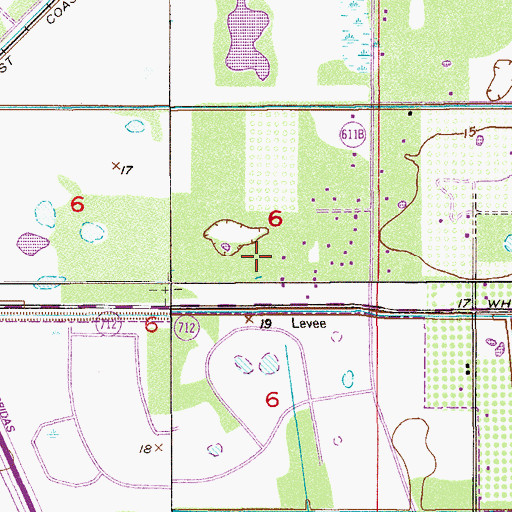 Topographic Map of New Horizons of the Treasure Coast Main Campus, FL