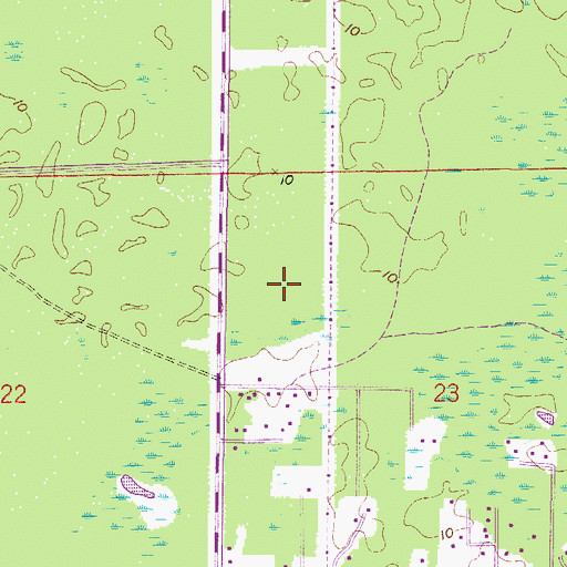 Topographic Map of Physicians Regional Medical Center - Collier Boulevard, FL