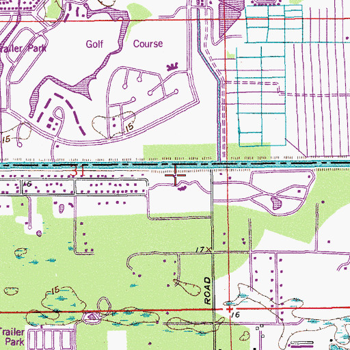 Topographic Map of The Renfrew Center Treatment Facility, FL