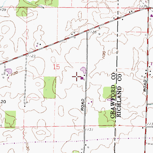 Topographic Map of Schroeder's Grain Farm, OH