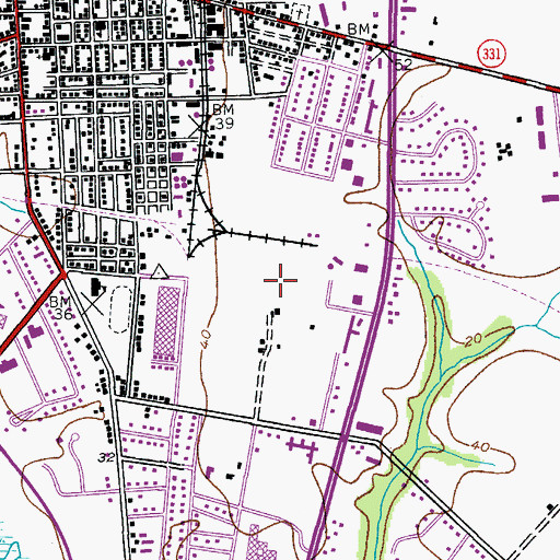 Topographic Map of Big Blue Marble Montessori School, MD