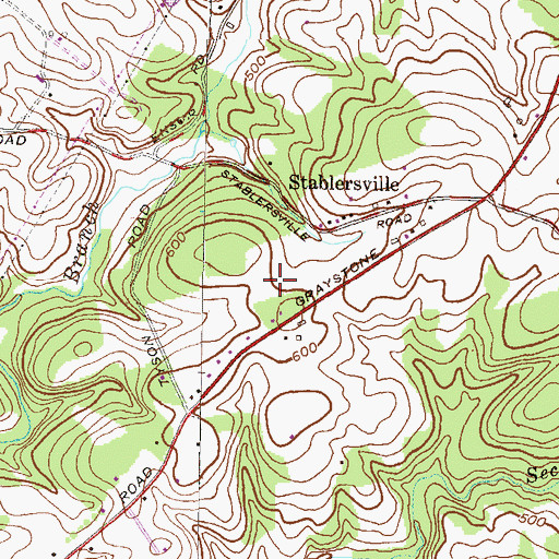 Topographic Map of Circadian Farms, MD