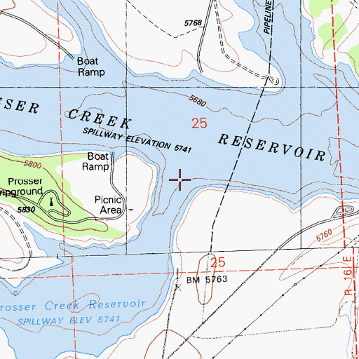 Topographic Map of Alder Creek, CA
