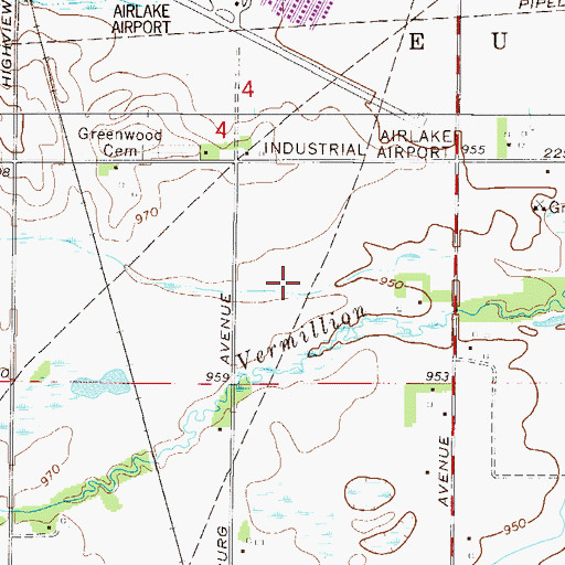 Topographic Map of Applewood Orchard, MN