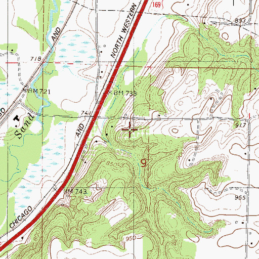 Topographic Map of Jim's Apple Farm, MN