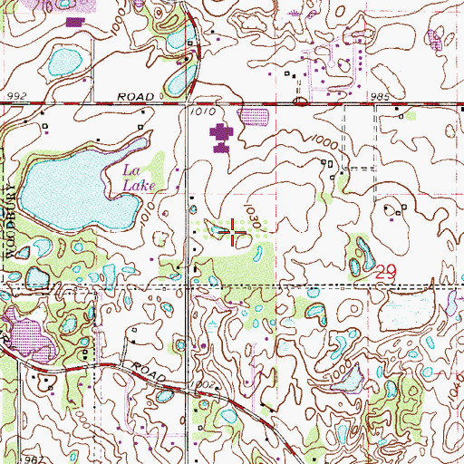Topographic Map of Novak's Orchards, MN
