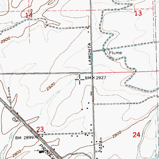 Topographic Map of Windy Acres Dairy Farm, OR