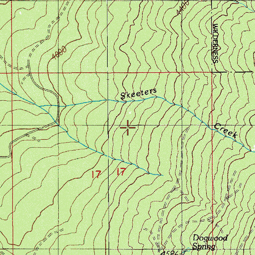 Topographic Map of Valley of the Rogue Dairy, OR