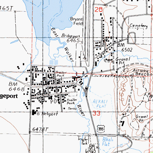 Topographic Map of Aurora Canyon, CA