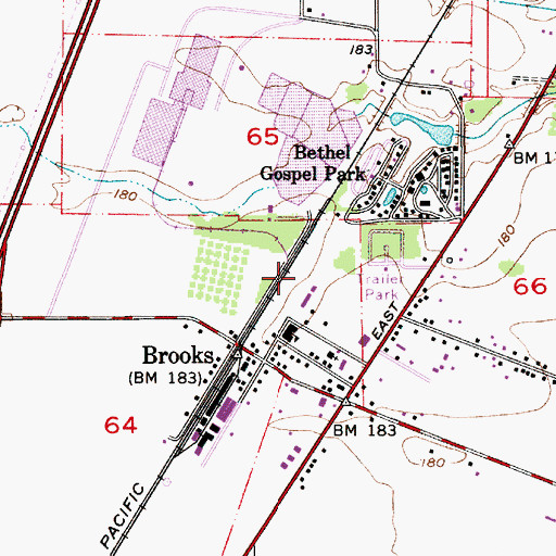 Topographic Map of Beilke Family Farm, OR