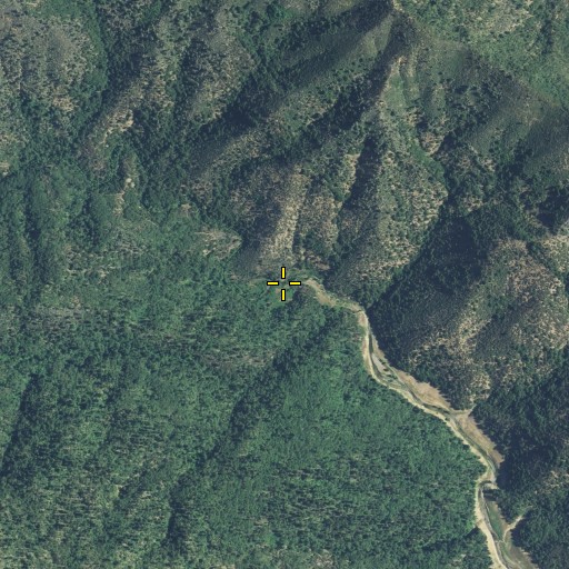 Aerial/Satellite Image of Backbone Creek, CA