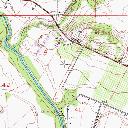 Topographic Map of Decker Farms, OR