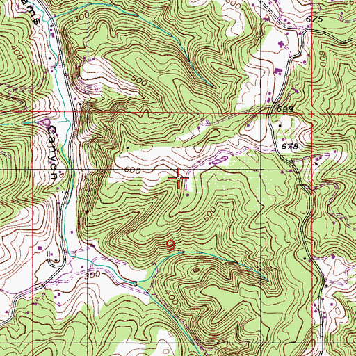 Topographic Map of Elk Cove Vineyards, OR