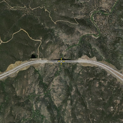 Aerial/Satellite Image of Nello Irwin Greer Memorial Bridge, CA