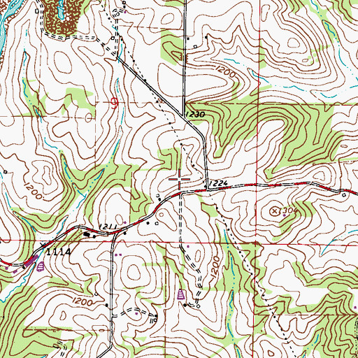 Topographic Map of Order of the Sacred & Immaculate Hearts of Jesus, OH