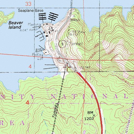 Topographic Map of Bass Mountain Marker, CA