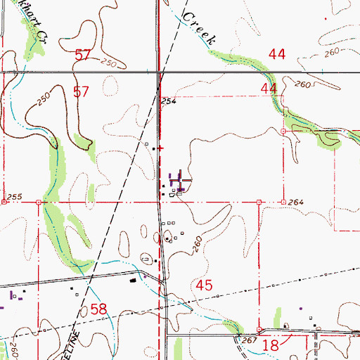 Topographic Map of Volbeda Dairy, OR