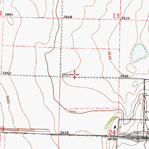 Topographic Map of Unified Government of Greeley County, KS