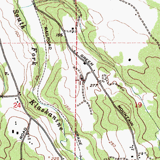 Topographic Map of Nobel Ridge Farm, OR