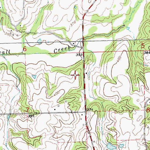 Topographic Map of Summers Poultry Farm, MS