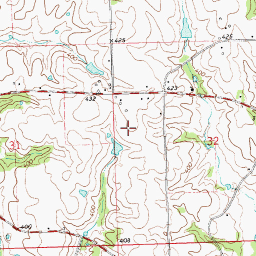 Topographic Map of 3J Poultry Ranch, MS