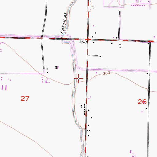 Topographic Map of Bakersfield Fire Department Station 13, CA