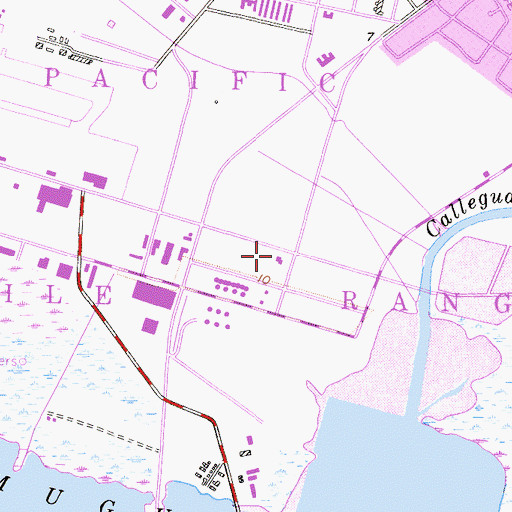 Topographic Map of Point Mugu Fire Station, CA