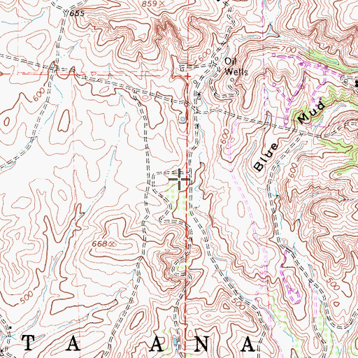 Topographic Map of Orange County Fire Authority Station 32, CA