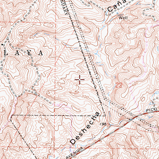 Topographic Map of Orange County Fire Authority Station 59, CA