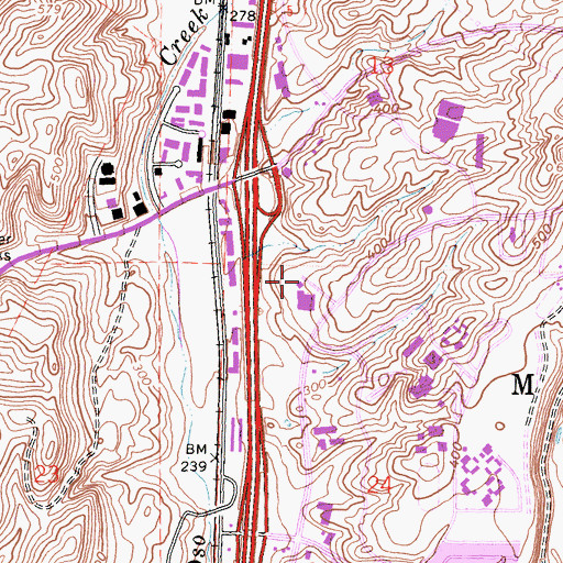 Topographic Map of Orange County Fire Authority Station 9, CA