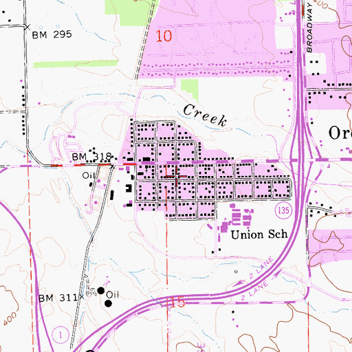 Topographic Map of Santa Barbara County Fire Department Station 21, CA