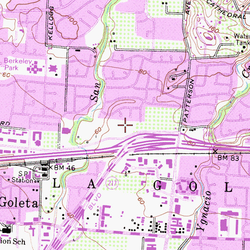 Topographic Map of Santa Barbara County Fire Department Station 12, CA