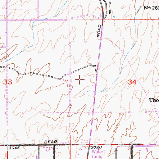 Topographic Map of San Bernardino County Fire Department Station 314 Victorville, CA
