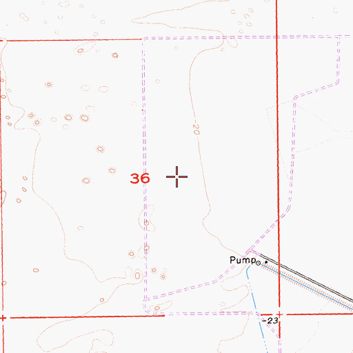 Topographic Map of Centinela State Prison Fire Department, CA