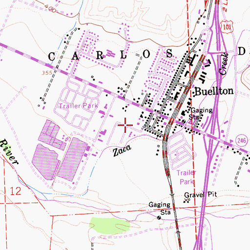 Topographic Map of Santa Barbara County Fire Department Station 31, CA