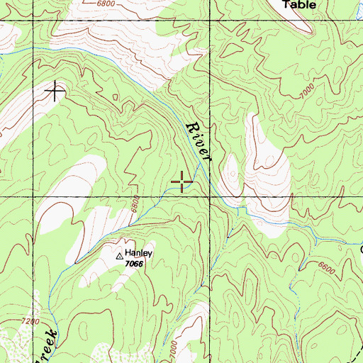 Topographic Map of Bolsillo Creek, CA