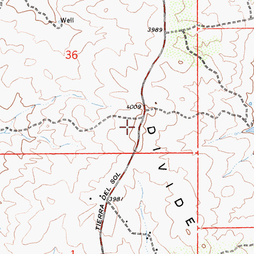Topographic Map of CAL FIRE White Star Fire Station, CA