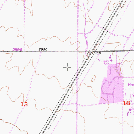 Topographic Map of San Bernardino County Fire and Rescue Station 312 Victorville, CA
